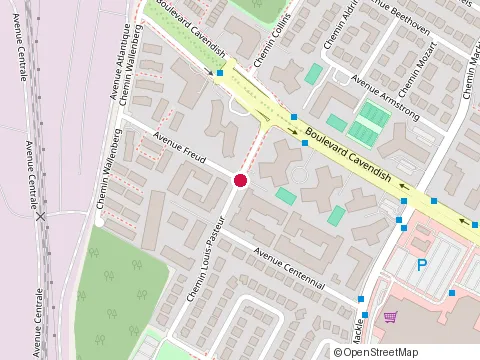 Location of E.S.d Electrique Inc. at 5950 avenue Freud, Côte Saint-Luc