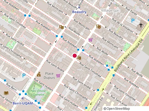 Location of Eac Construction Inc at 1015 St Catherine St E, Montréal