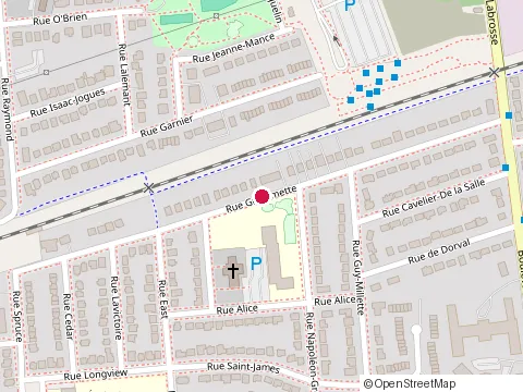 Location of Eardley Elementary School at 180 Rue North, Gatineau