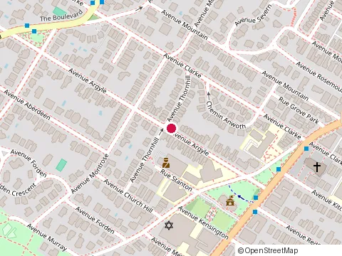 Location of Earl H Drymer at 457 Avenue Argyle, Westmount