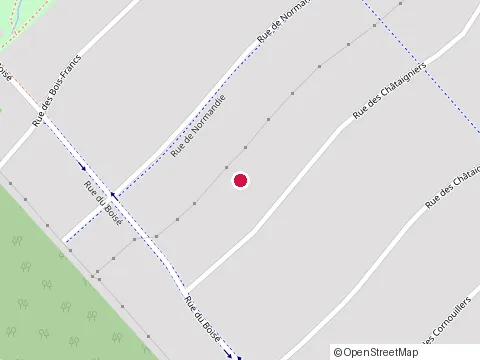 Location of Ebène Construction at 683 Rue des Châtaigniers, Boucherville