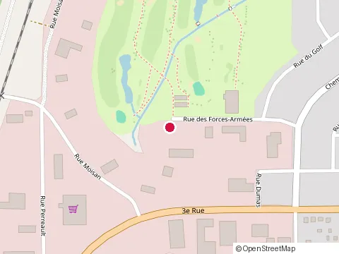 Location of Ébénisterie Bmd Inc at 152 Rue des Forces Armées, Chibougamau