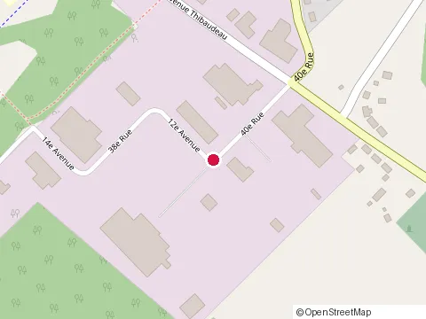Location of Ébénisterie Chambois at 1100 40E Rue, Saint-Georges