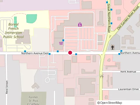 Location of Metro at 248 Northern Ave E, Sault Ste. Marie