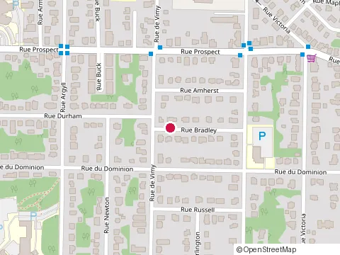 Location of Ébénisterie Daniel Bouchard at 1378 Bradley Rue, Sherbrooke