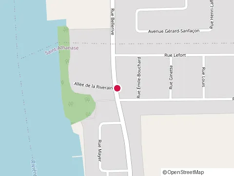 Location of Ebenisterie Guy Leduc Inc at 1594 Rue Bellerive, Saint-Jean-sur-Richelieu