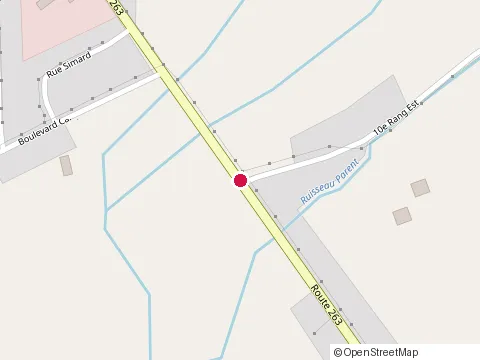 Location of Ebenisterie la Boite A Pin Inc at 3191 Rang 8 E, Plessisville