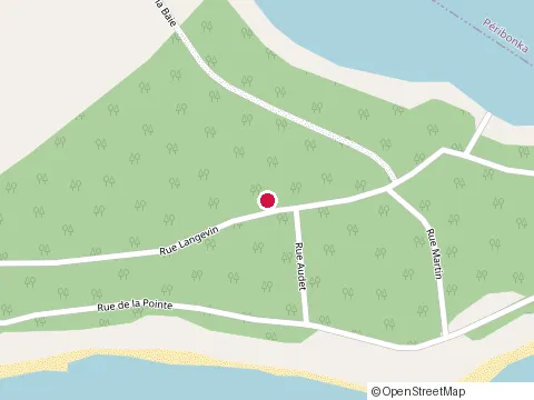 Location of Ébénisterie la Scie Dorée at 103 Rue Audet, Dolbeau-Mistassini