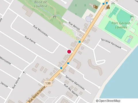 Location of Ébénisterie M.A.M. at 200 Rue Mousseau, Lavaltrie