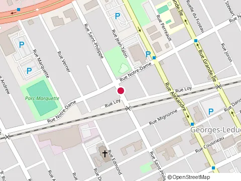 Location of Ebénisterie M.l at 100 Rue Saint-Philippe, Salaberry-de-Valleyfield