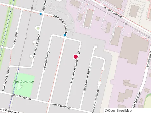 Location of Ébenisterie Rive-Sud Inc at 1524 Rue Edmond-Deschamps, Chambly