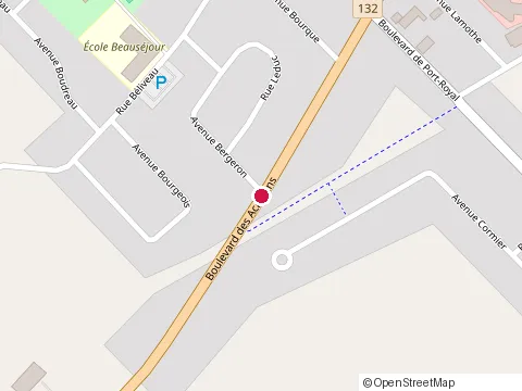 Location of Ébénisterie Rl at 18175 Boulevard des Acadiens, Bécancour