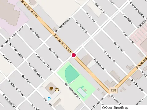 Location of Ebenisterie Solution at 212-162 Rue Saint-Laurent, Trois-Rivières