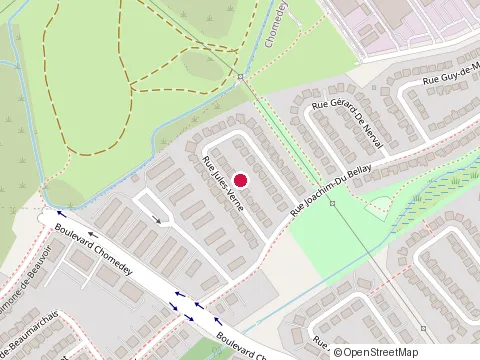 Location of Ec-Pelouse at 3028 Rue Gérard-de Nerval, Laval