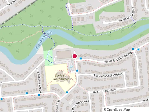 Location of Éc�Ole la Sablonnière at 143 Rue des Sables, Gatineau