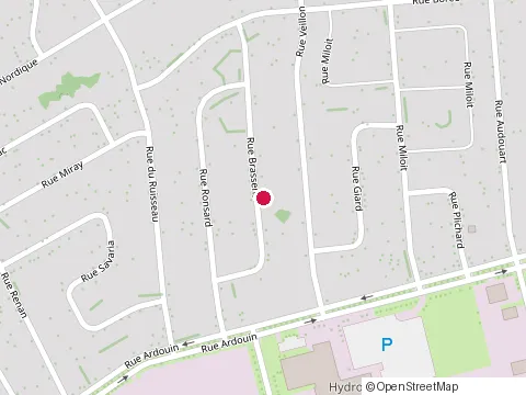 Location of Échafaudage Cf Martin at 10435 Rue de Boulogne, Québec