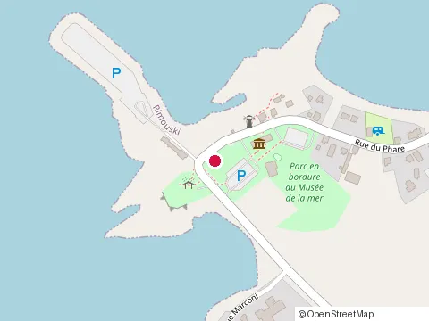 Location of Échafaudages B S l Inc. at 1063 Rue du Phare, Rimouski