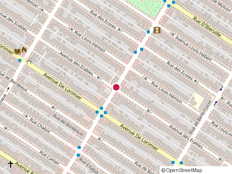 Location of Echaffaudage Amc at 6238 avenue des Érables, Montréal