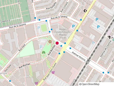 Location of Eclairage & Appareil Olympique at 4980 Rue Buchan # 310, Montréal