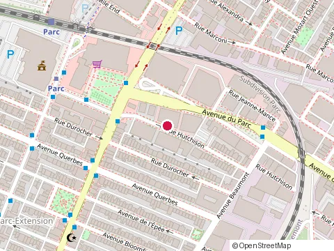 Location of Eclairage Focus Enviro Plus at 6949 Rue Hutchison, Montréal