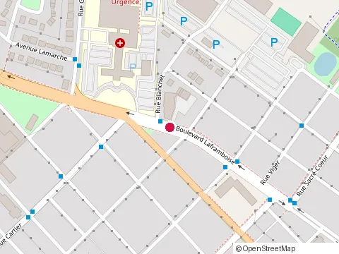 Location of École at 2255 Boulevard Laframboise, Saint-Hyacinthe