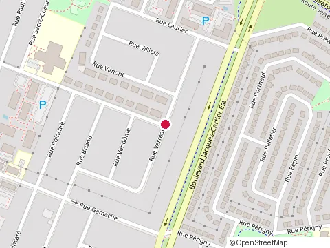 Location of École Adrien-Gamache at 2375 Rue Lavallée, Longueuil