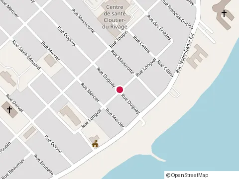 Location of Ecole Adrienne Haute Couture at 13 Rue Duguay, Trois-Rivières