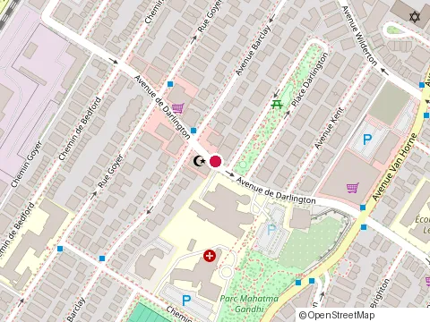 Location of École Al-Falah at 6550 Avenue de Darlington, Montréal