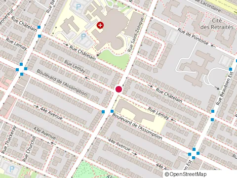 Location of Ecole Alphonse Desjardins at 6600 Rue Lemay, Montréal