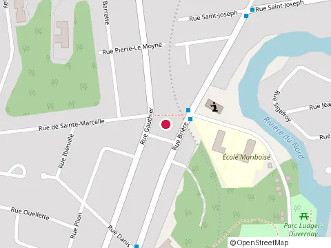 Location of École Alternative de la Fourmilière at 175 Rue Duvernay, Saint-Jérôme