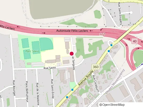 Emplacement de École aux Quatre au 41 Rue Tanguay, Québec