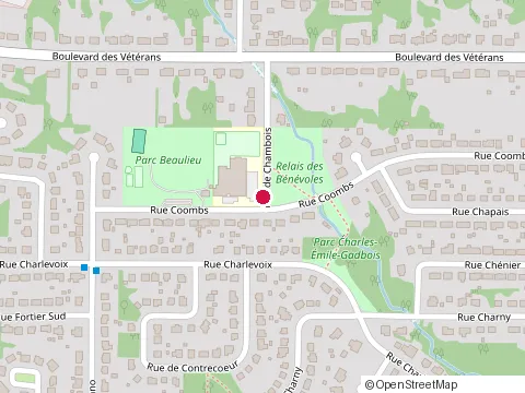 Location of École Beaulieu at 4565 Rue de Chambois, Sherbrooke