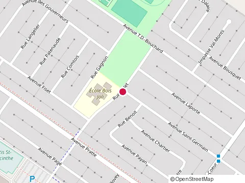 Location of École Bois-Joli-Sacré-Coeur at 700 rue Millet, Saint-Hyacinthe