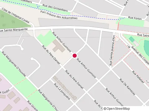 Location of École Curé-Chamberland at 3005 Rue Arthur-Guimont, Trois-Rivières