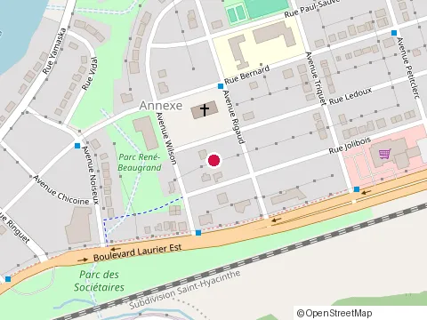 Location of Ecole d'Anglais Choquette at 2525 Rue Jolibois, Saint-Hyacinthe