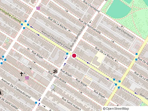 Location of Ecole d'Enseignement Superieur at 5811 avenue Christophe-Colomb, Montréal