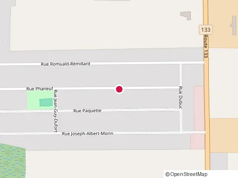 Location of Ecole de Batterie Paul Seney at 1 Rue Phaneuf, Saint-Jean-sur-Richelieu