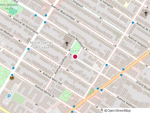 Location of Ecole de Calligraphie Japonais at 4020 avenue de Kensington, Montréal