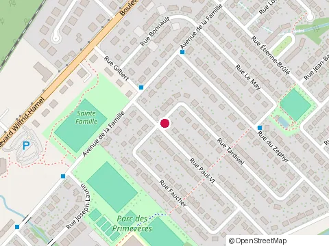 Location of Ecole de Coupe & Couture Lise Côté Enr at 1466 Rue Tardivel, Québec
