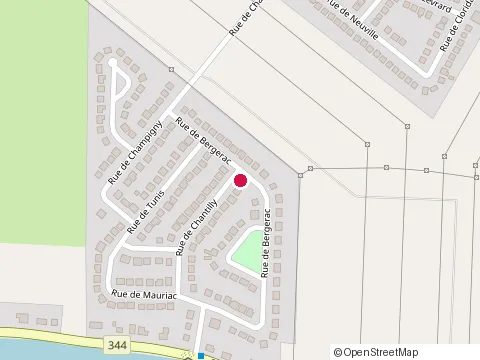 Location of Ecole de Danse l'Entrechat at 279 Rue Bergerac, Terrebonne