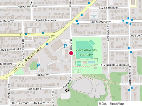 Location of Ecole de Danse le Studio at 1215 Rue Kitchener, Sherbrooke