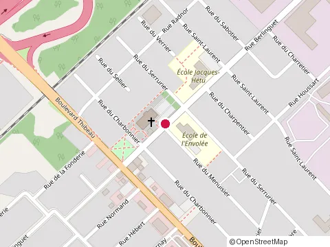 Location of École de l'Envolée at 420 Rue du Menuisier, Trois-Rivières