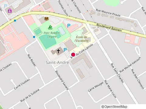 Location of École de l'Escabelle Pavillon A at 2120 Rue du Curé Lacroix, Québec