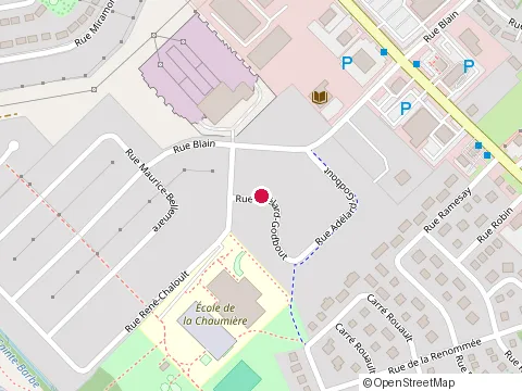 Location of École de la Chaumière at 4285 Rue René Chaloult, Québec