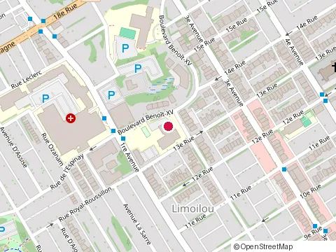 Location of École de la Grande-Hermine at 1355 2 Avenue, Québec