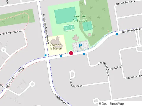 Location of École de la Source at 520 Bd de la Salette, Saint-Jérôme