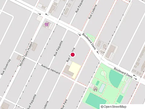 Location of École de Maricourt at 3675 Rue Coderre, Saint-Hubert