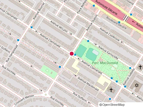 Location of École des Cinq-Continents, Pavillon Dupuis at 5530 Avenue Dupuis, Montréal