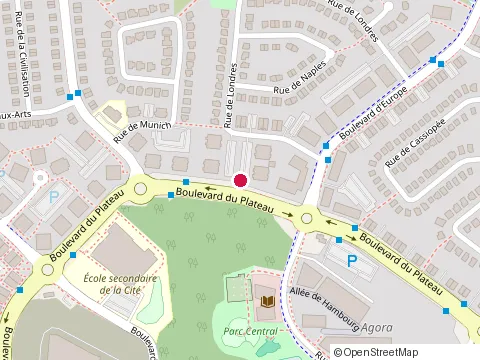Location of École des Deux-Ruisseaux at 278 Rue de l'Atmosphère, Gatineau