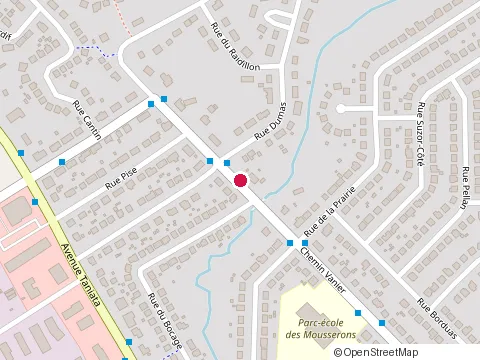 Location of Ecole des Mousserons at 2475 chemin Vanier, Levis